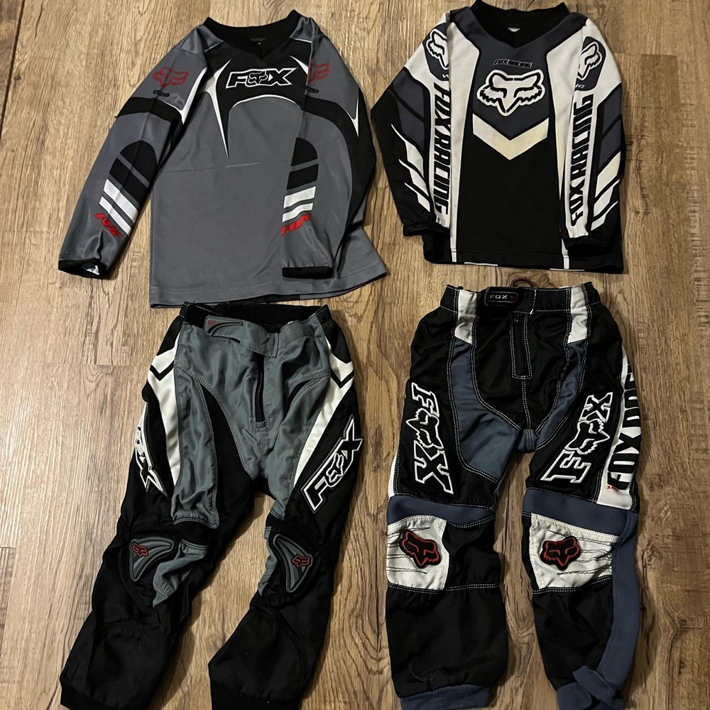 2 Youth Fox Motocross outfits